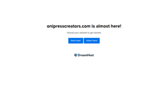 Desktop Screenshot of onipresscreators.com